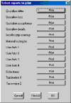 Image to show print reports and forms in take-off process