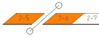 Image to show linear nesting in roof estimating process