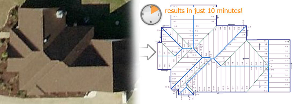 Panel layout roof plan