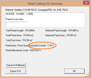 AppliCad Block Cutting List