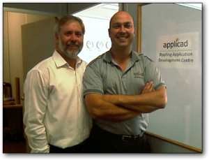 Image of AppliCad's Managing Director, Ray Smith and Development Manager, Leigh Menzel