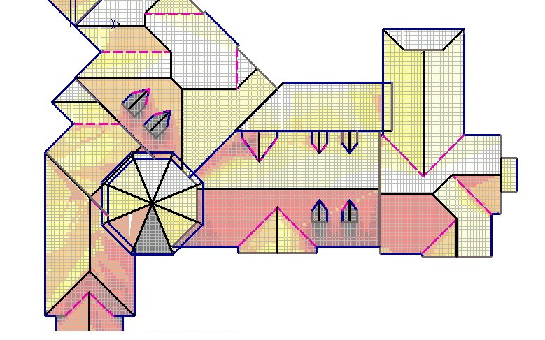 This image shows AppliCad Solar Wizard functionality in Roof Wizard Roof Estimating Software