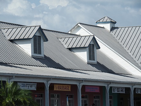 The image shows a standing seam metal roof, image copyright www.applicad.com