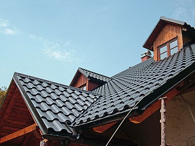 image shows shingle roof
