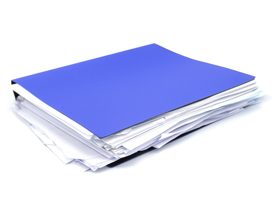 image showsfile with many documents in it