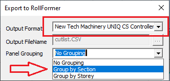 Image shows dialogue box in AppliCad Roof Wizard Software
