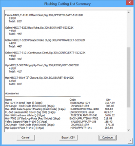 Myth Roof Wizard is complicated AppliCad Roof Wizard Flashing Cutting List
